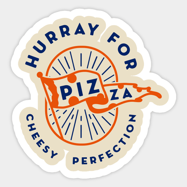 Hurray For Pizza Sticker by Migs